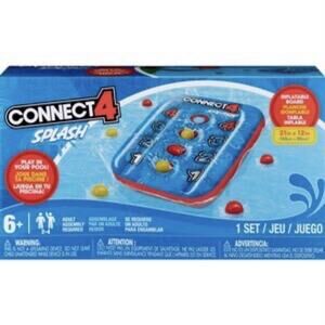 NEW Hasbro Connect 4 Splash Game Pool Party Beach Lake Camping Resort Family Fun